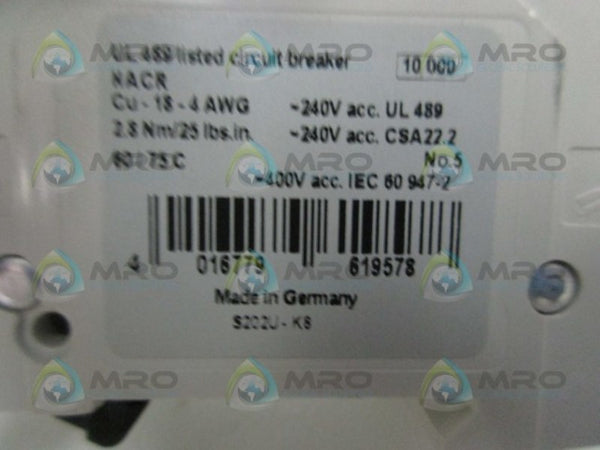 ABB S202U-K8 CIRCUIT BREAKER 8A  NSNP