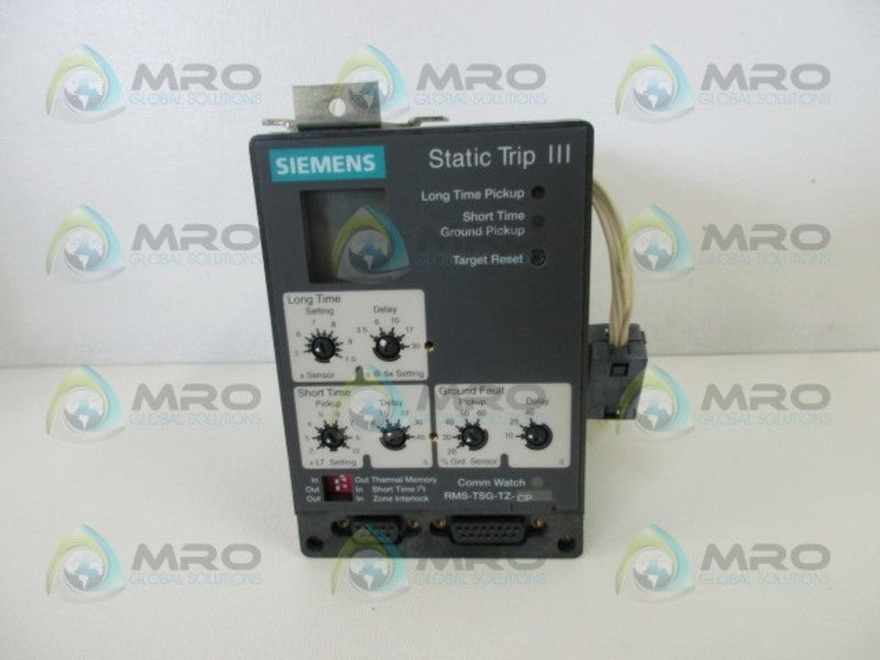 SIEMENS RMS-TSG-TZ-CP STATIC TRIP III  UNMP