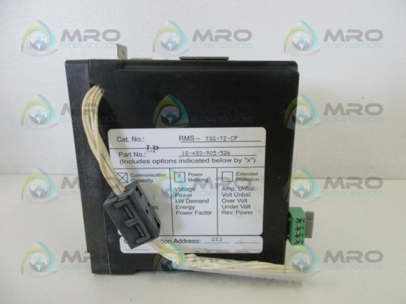 SIEMENS RMS-TSG-TZ-CP STATIC TRIP III  UNMP