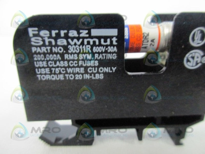 FERRAZ SHAWMUT 30311R FUSE HOLDER W/ FUSE  UNMP