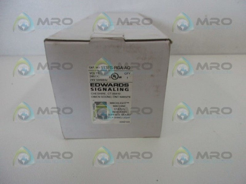 EDWARDS 113FS-RGA-AQ MACHINE STATUS INDICATOR  NSMP