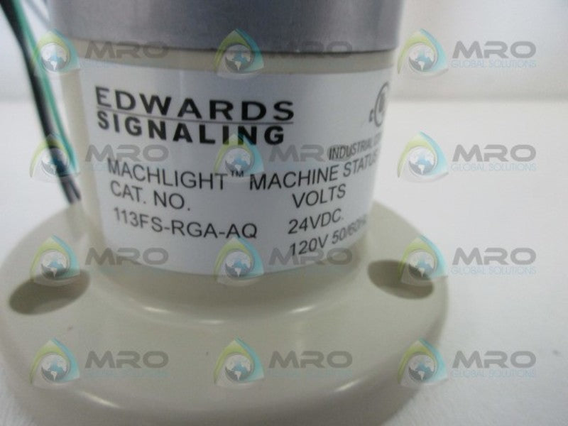 EDWARDS 113FS-RGA-AQ MACHINE STATUS INDICATOR  NSMP