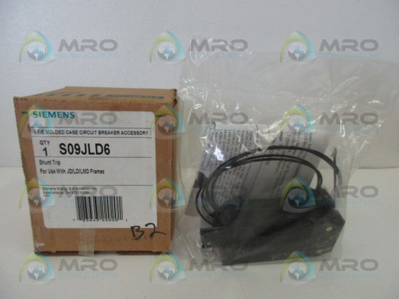 SIEMENS S09JLD6 VDC SHUNT TRIP  NSMP