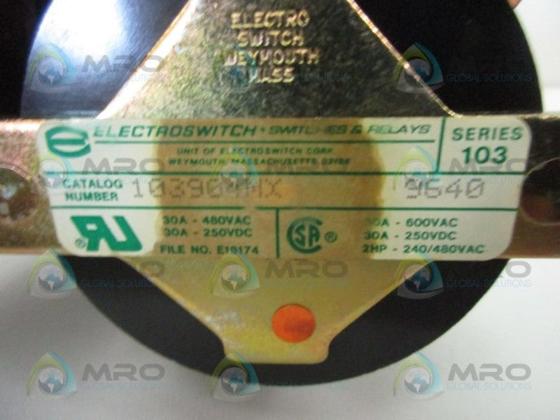 ELECTROSWITCH 103904MX ROTARY SWITCH  NSMP