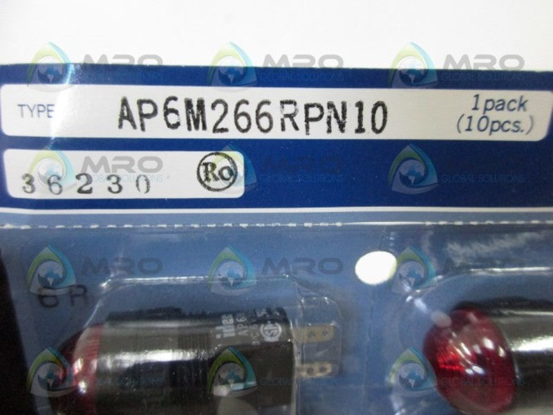 IDEC AP6M266RPN10 (PKG OF 10)  NSMP