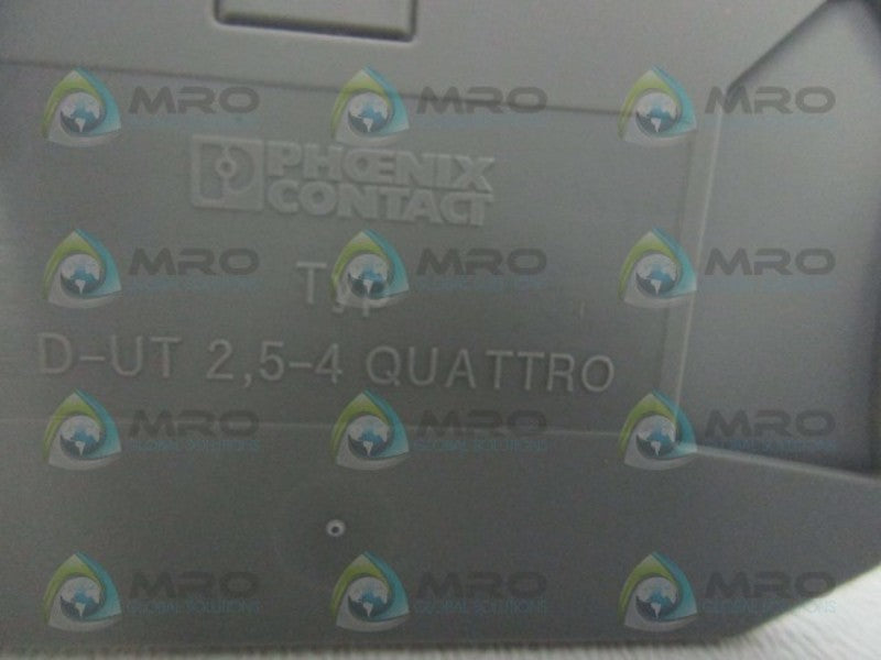 PHOENIX CONTACT D-UT 2,5-4-QUATTRO TERMINAL BLOCK  NSNP