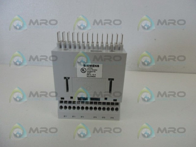 SIEMENS 3WL9111-0AB02-0AA0  BASE/PLUG  NSNP