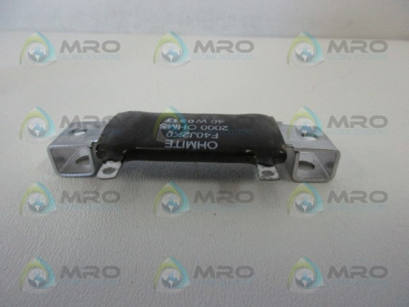 OHMITE F40J2K0 RESISTOR  NSMP