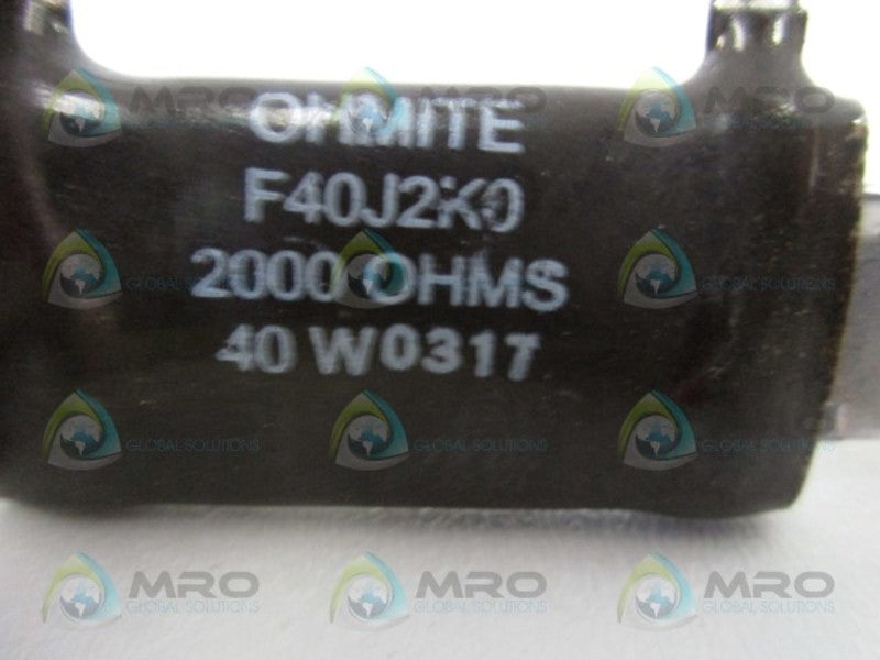 OHMITE F40J2K0 RESISTOR  NSMP