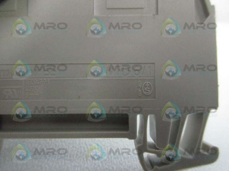 WEIDMULLER WTD 6/1 TERMINAL BLOCK  NSNP
