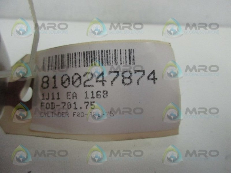 BIMBA F0D-701.75 PNEUMATIC FLAT CYLINDER  UNMP