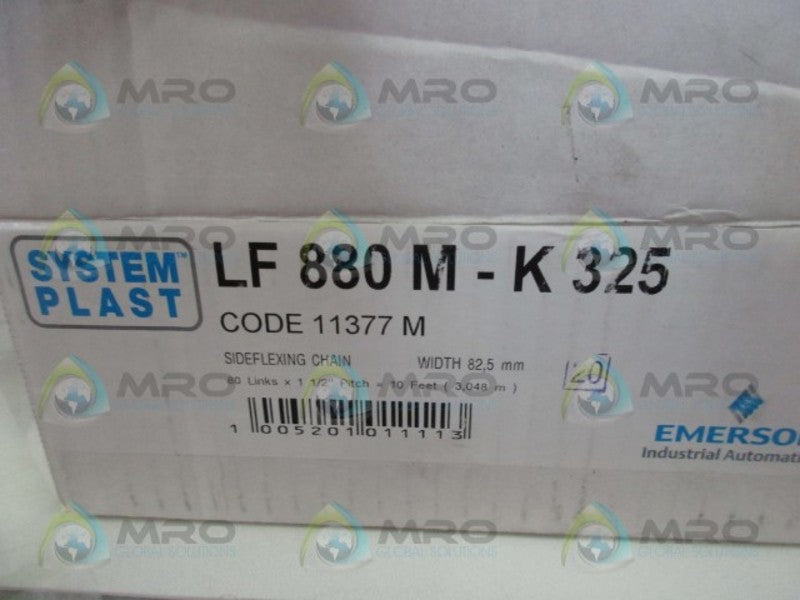 SYSTEM PLAST LF8803-K3.25 SIDEFLEXING CHAIN  NSMP