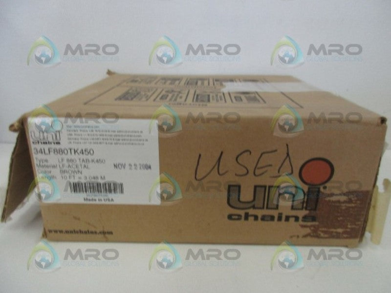 UNI CHAINS LF880TAB-K450 TOP CONVEYER CHAING  NSMP
