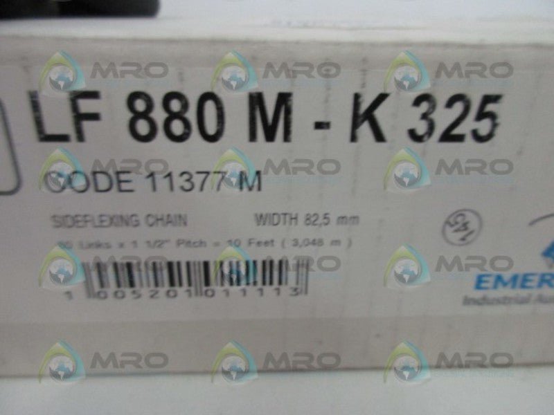 SYSTEM PLAST LF880M-K325 SIDEFLEXING CHAIN  NSMP