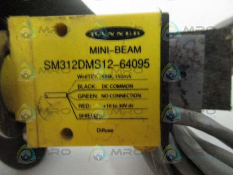 BANNER ENGINEERING SM312DMS12-64095 (AS PICTURED) UNMP
