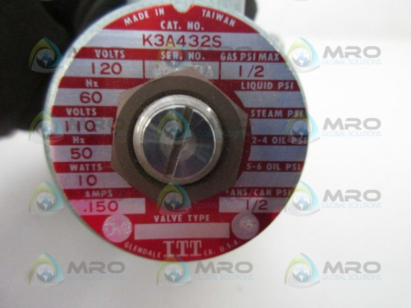 ITT K3S432S MAGNETIC GAS VALVE  NSMP