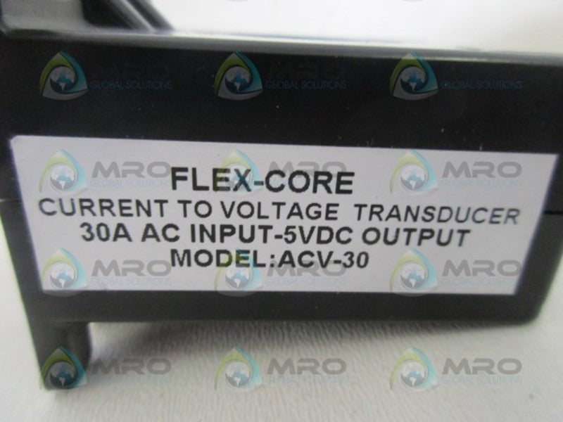 INSTRUMENT TRANSFORMERS MODEL  ACV-30 CURRENT TRANSDUCER  UNMP