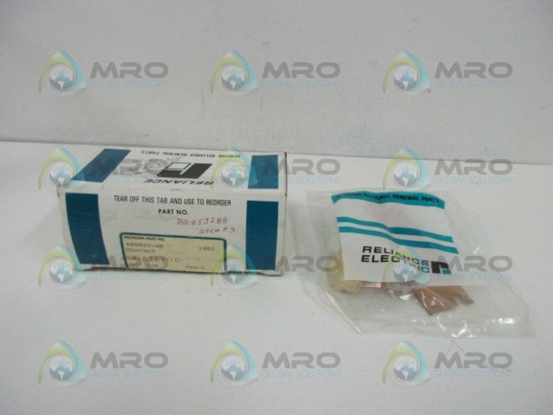 RELIANCE ELECTRIC 608833-2B CONTACT KIT  NSMP