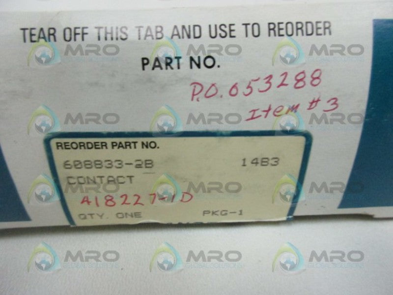 RELIANCE ELECTRIC 608833-2B CONTACT KIT  NSMP