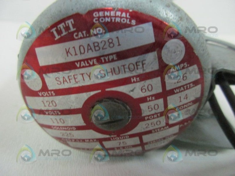ITT K10AB281 MAGNETIC LEVER VALVE  UNMP