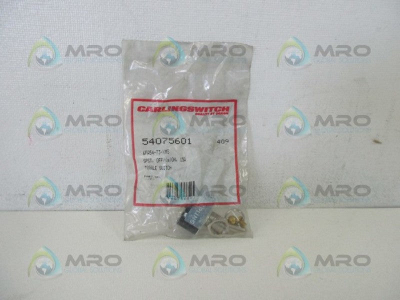 CARLING TECHNOLOGIES 6FA54-73-XMS TOGGLE SWITCH  NSMP