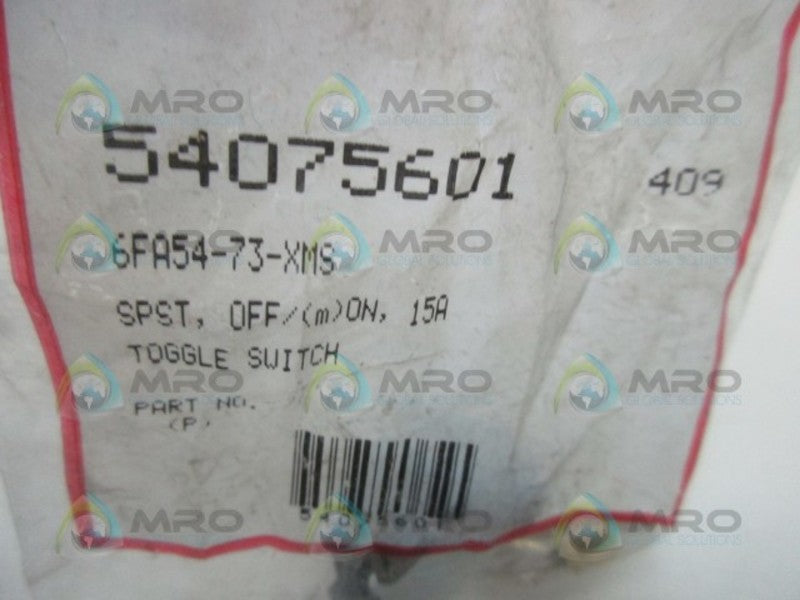 CARLING TECHNOLOGIES 6FA54-73-XMS TOGGLE SWITCH  NSMP