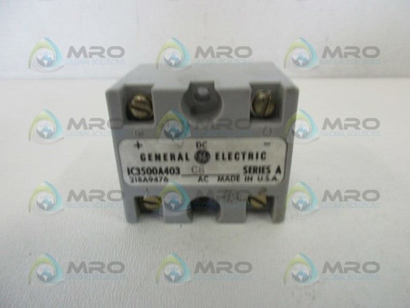 GENERAL ELECTRIC IC3500A403C8 CONTROL RECTIFIER  UNMP