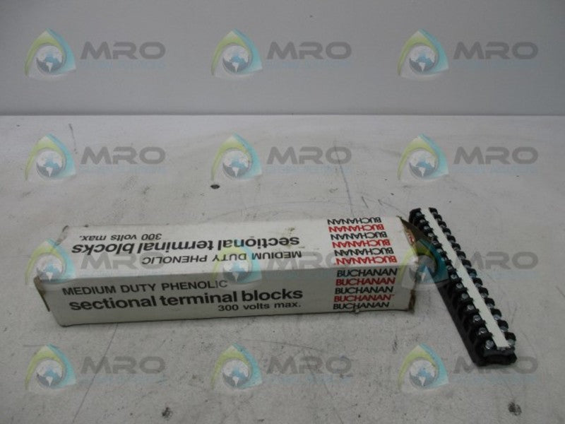 BUCHANAN 300 VOLTS MAX. TERMINAL BLOCKS  NSMP