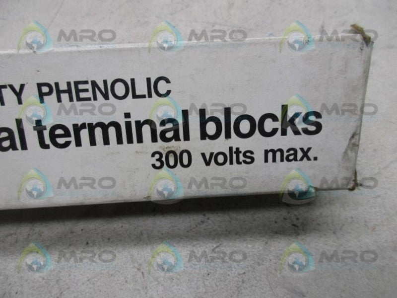 BUCHANAN 300 VOLTS MAX. TERMINAL BLOCKS  NSMP