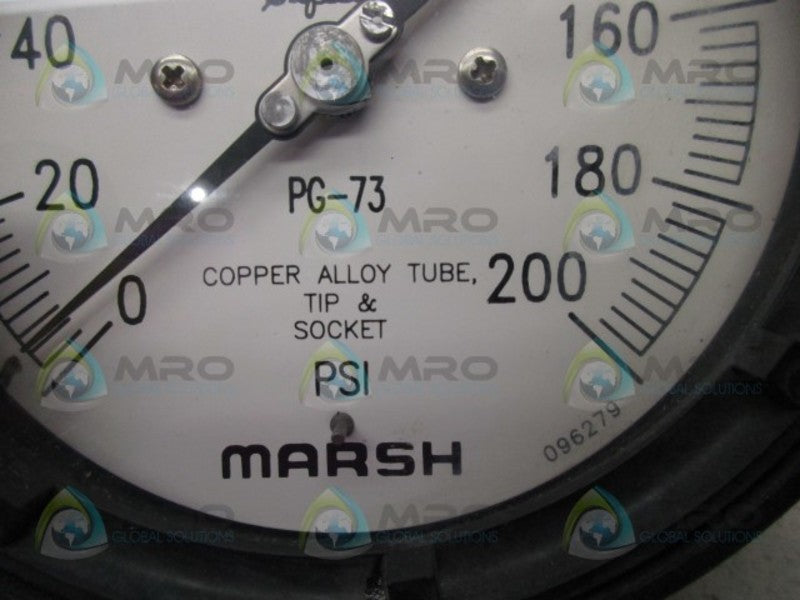 MARSH PG-73 GAUGE 200 PSI  UNMP