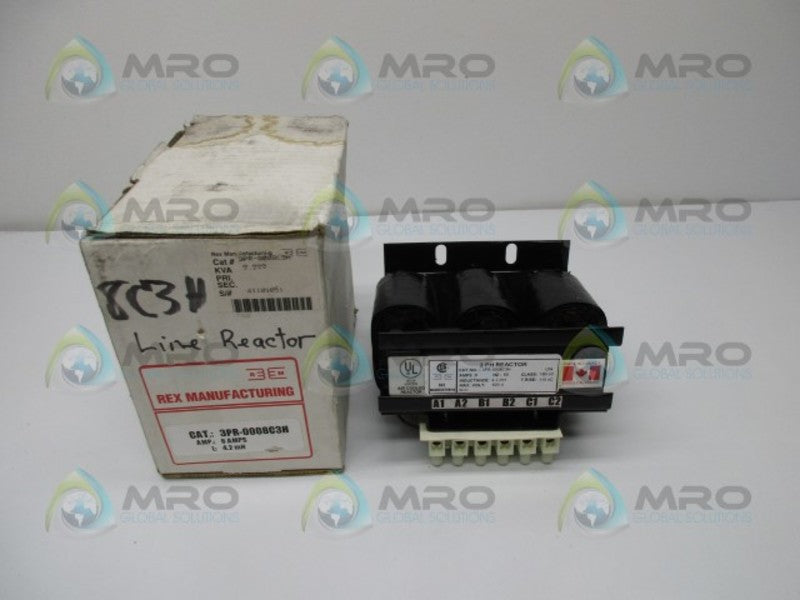 REX POWER 3PR-0008C3H LINE REACTOR  NSMP
