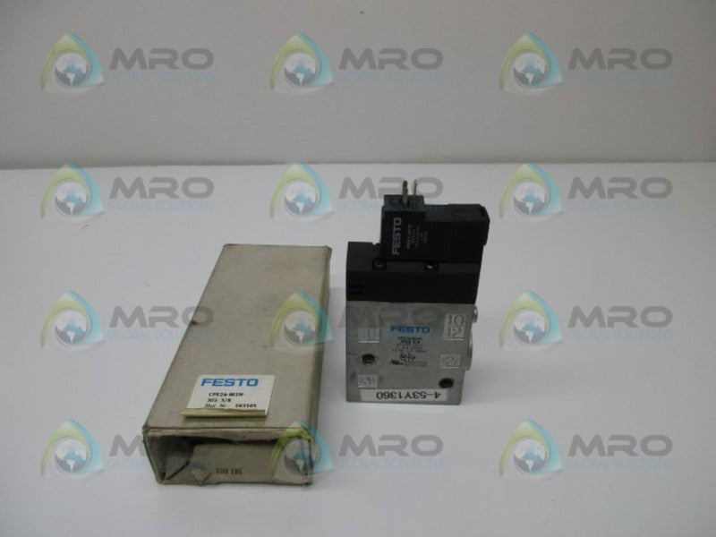 FESTO CPE24-M1H-3GLS-3/8 SOLENOID VALVE  NSMP