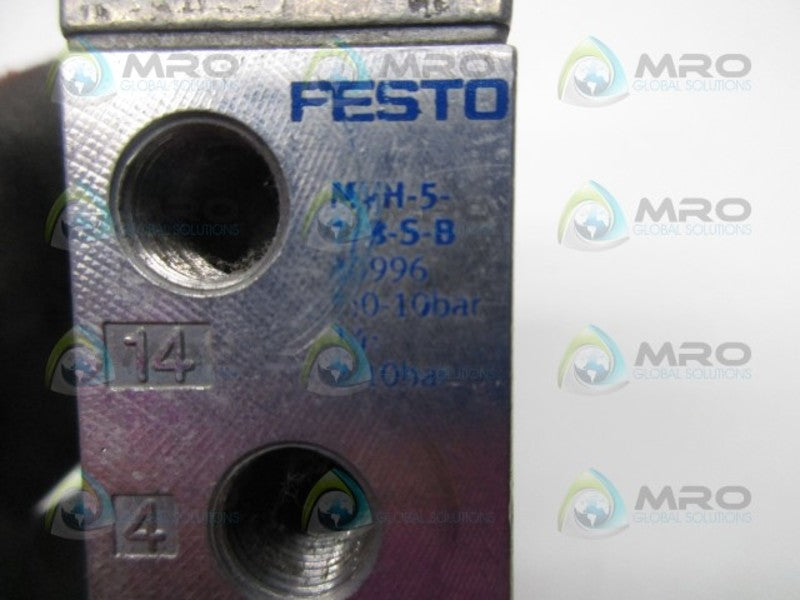FESTO MVH-5-1/8-S-B SOLENOID VAVLE  UNMP