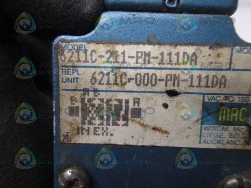 MAC 6211C-211-PM-111DA SOLENOID VALVE  UNMP