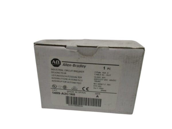 ALLEN BRADLEY 1489-A2C160 SER. A CIRCUIT BREAKER  NSMP