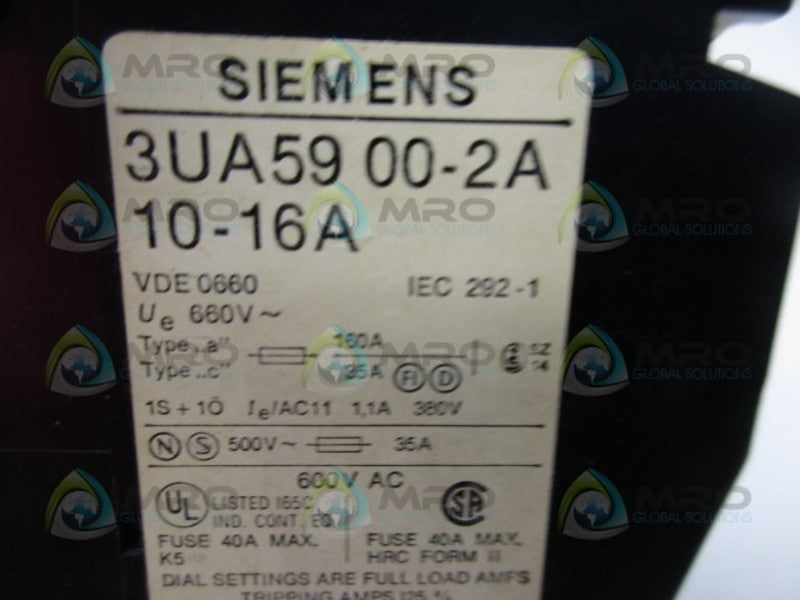 SIEMENS 3UA5900-2A UNMP