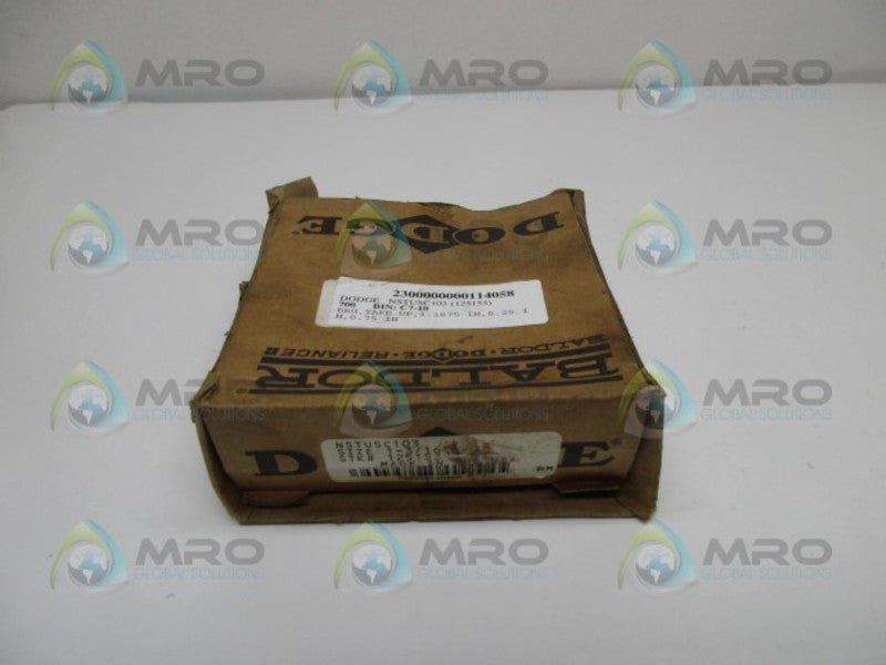 DODGE NSTUSC103 BALL BEARING TAKE UP NARROW SLOT  NSMP