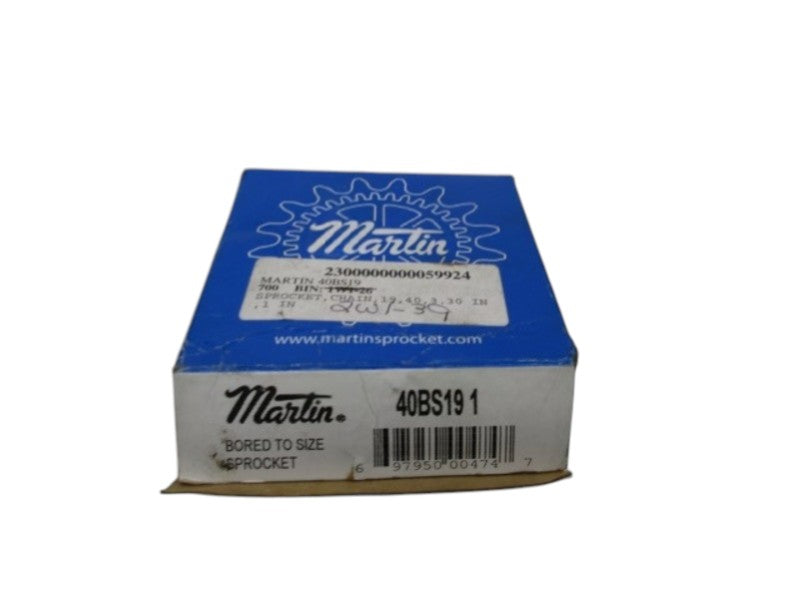 MARTIN 40BS19 SPROCKET 1"  NSMP