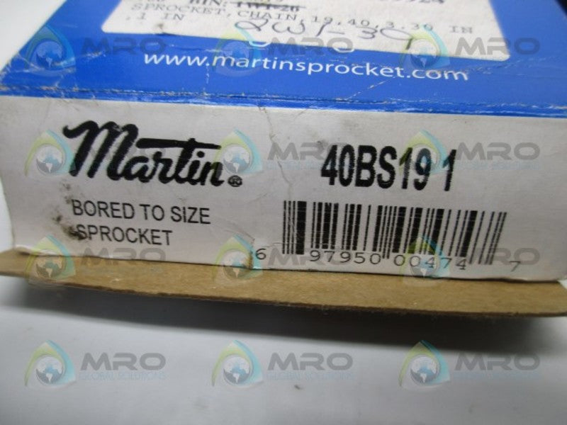 MARTIN 40BS19 SPROCKET 1"  NSMP