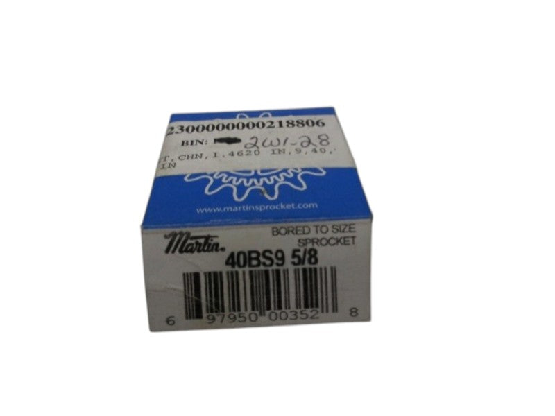 MARTIN 40BS9 SPROCKET 5/8"  NSMP