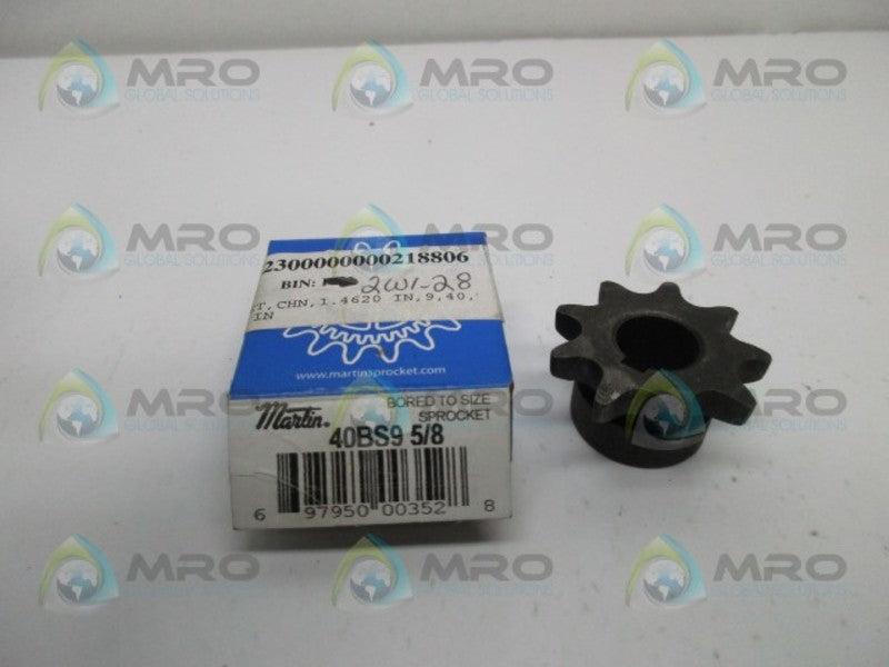 MARTIN 40BS9 SPROCKET 5/8"  NSMP