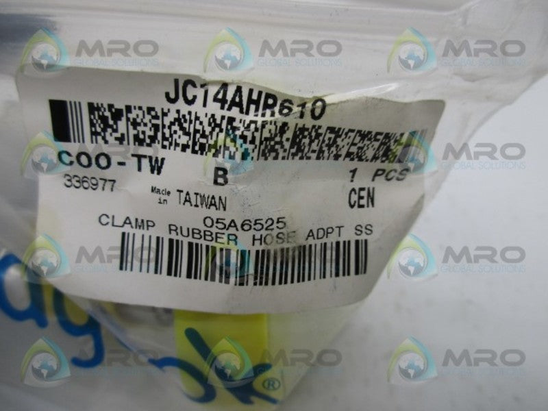 SWAGELOK JC14AHR610 CLAMP RUBBER HOSE ADPT SS   NSMP