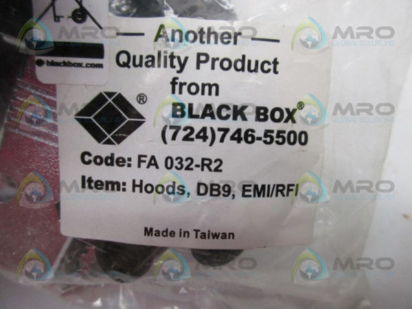BLACK BOX FA032-R2 HOOD DB9 EMI/RFI  NSMP