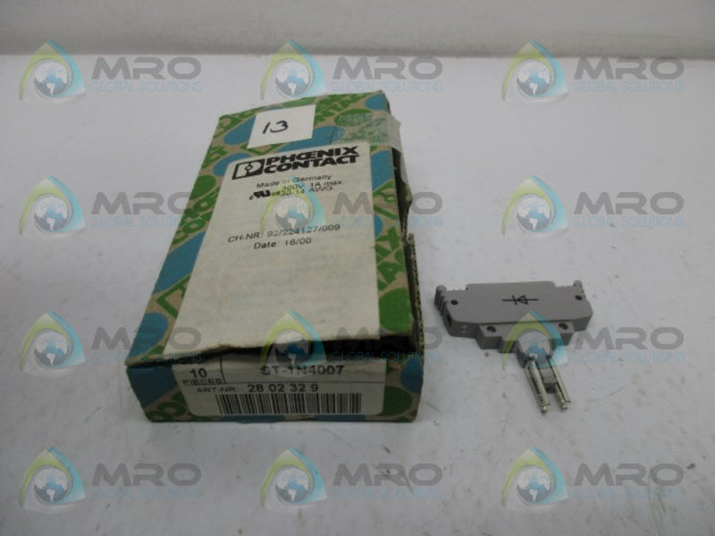 PHOENIX CONTACT ST-1N4007 TERMINAL BLOCK TOOL ACCESSORY (IN BOX)  NSNP