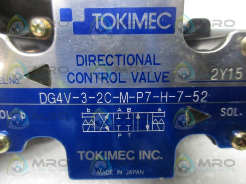TOKIMEC DG4V-3-2C-M-P7-H-7-52 VALVE  NSMP