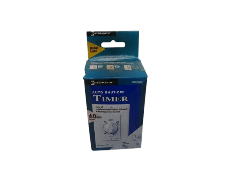 INTERMATIC FD60MC 60 MINUTE SPRIG LOADED WALL TIMER  NSMP