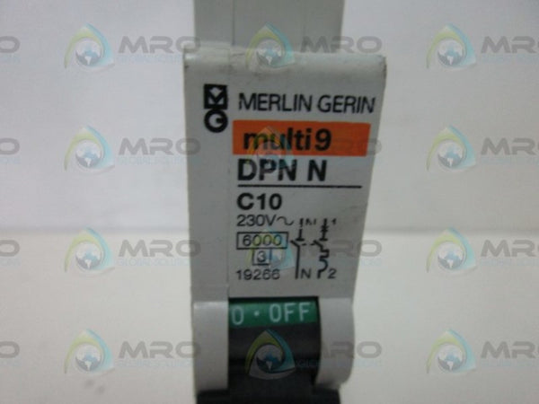 MERLIN GERIN 19266 CIRCUIT BREAKER 10A  NSNP