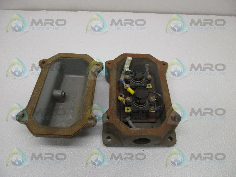 SQUARE D 9001-GW-221 CONTROL STATION  UNMP