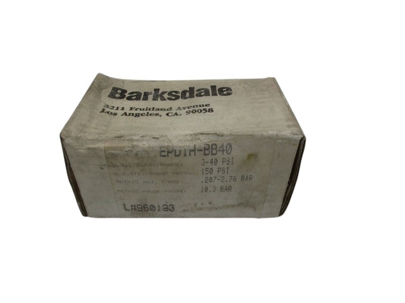 BARKSDALE EPDIH-BB40 DIFFERENTIAL PRESSURE SWITCH  NSMP