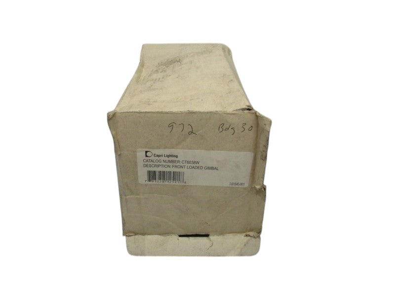 CAPRI LIGHTING CT6038W TRACK LIGHTING FITTING  NSMP